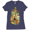 snack pack Ladies Fitted T-Shirt