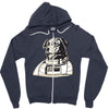 Space Dog-Laika Zipper Hoodie