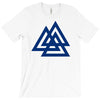 valknutr knoten der gefallenen odin nordisch symbol aspekte wotan T-Shirt