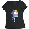 he t Women's Triblend Scoop T-shirt