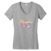 rainbow road Women's V-Neck T-Shirt