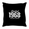 Limited Edition 1968 Throw Pillow