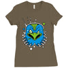 oiseau en colere Ladies Fitted T-Shirt