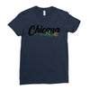 chicana with rose Ladies Fitted T-Shirt