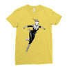 captain marvel 8 Ladies Fitted T-Shirt