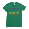 earth is not flat Ladies Fitted T-Shirt
