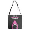 Feed Me and Tell Me I'm Pretty Baby Girl Adjustable Strap Totes