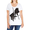 freddy krueger gloves Ladies Curvy T-Shirt