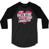 my valentine is a fictional character 3/4 Sleeve Shirt