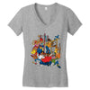 FAT ALBERT Women's V-Neck T-Shirt
