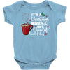 it's a christmas movies and hot chocolate kind of day Baby Bodysuit