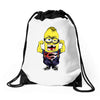 out of baby ruth! Drawstring Bags