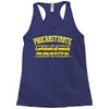 proactive procrastinator Racerback Tank