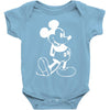 mouse screen print Baby Onesie