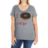 i donut care Ladies Curvy T-Shirt