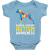 boxers support autism awareness Baby Bodysuit