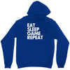 eat sleep game repeat Unisex Hoodie