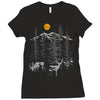 deers Ladies Fitted T-Shirt