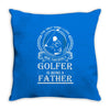 Golfer Father Throw Pillow