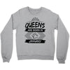 Queens Are Born In January Crewneck Sweatshirt
