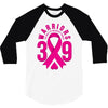 end breast cancer   39 warriors 3/4 Sleeve Shirt