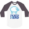 i m with herd 3/4 Sleeve Shirt