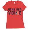 Women's March Hear Our Voice Ladies Fitted T-Shirt