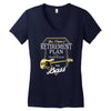 retirement plan Women's V-Neck T-Shirt