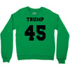 Trump 45 jersey number Crewneck Sweatshirt
