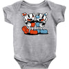 Cuphead and Mugman Baby Onesie