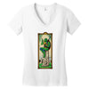 here lies shredder Women's V-Neck T-Shirt