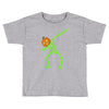 pumpkin skeleton dabbing Toddler T-shirt