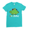 legosaurus Ladies Fitted T-Shirt