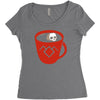 black coffee Women's Triblend Scoop T-shirt