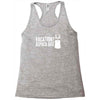 vacation alpaca bag animal humor funny Racerback Tank