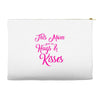this mom hugs kiss es Accessory Pouches