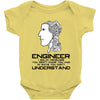 12  engineer understand Baby Bodysuit