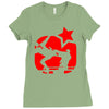 eric cantona, kungfu, manu Ladies Fitted T-Shirt