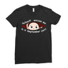 September Peeking Out Baby Boy Ladies Fitted T-Shirt