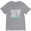 faster than the speed of something slower V-Neck Tee