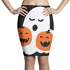 pumpkin with boo Pencil Skirts