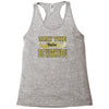 funny black mustache may the stache be with you Racerback Tank