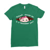 November Peeking Out Asian Baby Girl Ladies Fitted T-Shirt