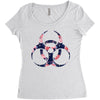 floral hazard Women's Triblend Scoop T-shirt