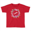 Floral Baby Name Toddler T-shirt