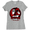 gotham girl h Ladies Fitted T-Shirt