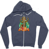 groovy groot Zipper Hoodie
