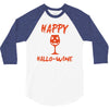 halloween happy hallowine 3/4 Sleeve Shirt