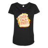 Finish Each Other Maternity Scoop Neck T-shirt