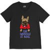 the snuggle is real V-Neck Tee